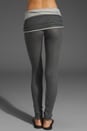 view 3 of 6 Double Foldover Legging in Charcoal