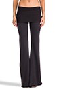 view 1 of 6 Foldover Pant in Charcoal