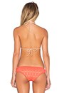 view 3 of 4 КРУЖЕВНОЙ ТОПИК БИКИНИ SPIRAL in Hot Orange