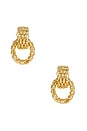 view 1 of 4 Penelope Hoops in Gold