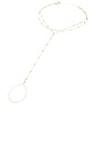 view 1 of 3 Lola Double Hand Chain in Silver