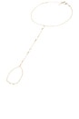 view 1 of 3 Sophia Pearl Hand Chain in Silver