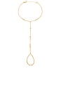 view 2 of 3 Ariella Hand Chain in Gold