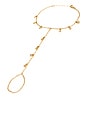 view 1 of 3 Liana Shaker Hand Chain in Gold