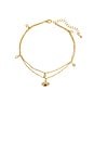 view 1 of 3 NA?A Mirage Evil Eye Double Anklet in Gold