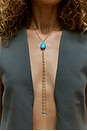 view 2 of 2 x REVOLVE Turquoise Bolo Necklace in Gold & Turquoise