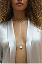 view 3 of 5 x REVOLVE Baroque Pearl Lariat Necklace in Gold & Pearl