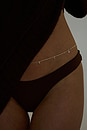 view 3 of 3 Vivien Shaker Belly Chain in Silver