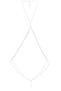 view 1 of 2 Sasha Pearl Shaker Body Chain in Gold