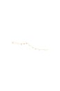 view 1 of 3 Delphine Shaker Foot Chain in Gold