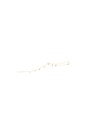 view 2 of 3 Delphine Shaker Foot Chain in Gold