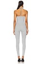 view 3 of 3 The Influence Jumpsuit in Grey Marl