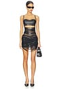 view 1 of 4 Lazer Cut Dress in Black
