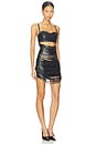 view 3 of 4 Lazer Cut Dress in Black
