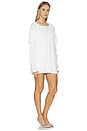 view 2 of 3 ROBE LONG SLEEVE TSHIRT in White