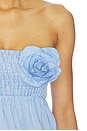 view 4 of 4 ROBE ROSE DETAIL  in Blue Gingham