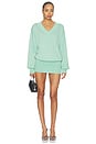 view 2 of 4 Deep Jumper in Aquamarine