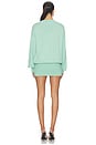 view 4 of 4 Deep Jumper in Aquamarine