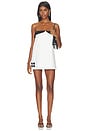 view 1 of 4 Collar Bandeau Dress in White