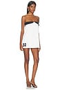 view 2 of 4 Collar Bandeau Dress in White