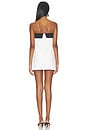 view 3 of 4 Collar Bandeau Dress in White