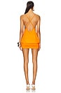 view 3 of 3 The X Dress in Tiger in Orange