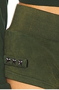 view 6 of 6 Utility Booty Shorts in Khaki
