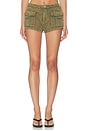 view 1 of 6 Micro Booty Short in Khaki