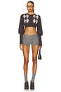 view 5 of 6 Rosa Tailored Shorts in Grey