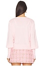 view 3 of 5 The Long Bubble Cardi in Bubblegum
