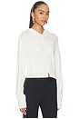 view 2 of 4 Button Up Cardigan in White