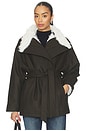 view 1 of 6 Rosie Coat in Khaki Green