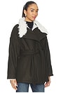 view 4 of 6 Rosie Coat in Khaki Green