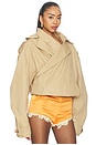 view 2 of 4 SWEAT À CAPUCHE TRENCH in Camel