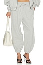 view 1 of 7 Cover Track Pant in Grey Marl