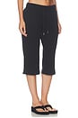 view 2 of 6 PANTALÓN CAPRI TRACKSUIT  in Black