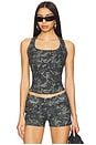 view 1 of 5 Vest Top in Camo