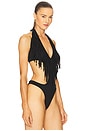 view 3 of 5 The Fringe Bodysuit in Black