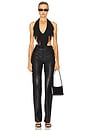 view 5 of 5 The Fringe Bodysuit in Black