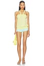 view 4 of 4 Tess Top in Lemon
