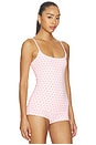 view 2 of 5 Top sin mangas in Pink Polka
