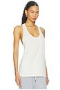 view 3 of 4 Braids Tank Top in White