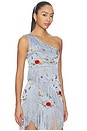 view 2 of 4 Lara Fringe Top in Powder Blue