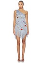 view 4 of 4 Lara Fringe Top in Powder Blue