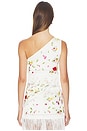 view 4 of 6 Lara Fringe Top in White