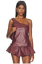 view 1 of 5 The Amelia Top in Burgundy