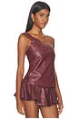 view 2 of 5 The Amelia Top in Burgundy