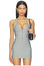 view 1 of 4 Bandage Halter Top in Grey