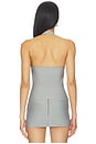 view 3 of 4 Bandage Halter Top in Grey