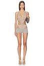 view 5 of 5 Fringe Bodysuit in Sand